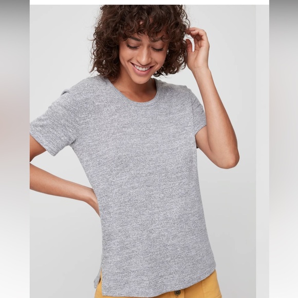 Aritzia Wilfred Free Divina Grey T-Shirt Size Small - Picture 1 of 5
